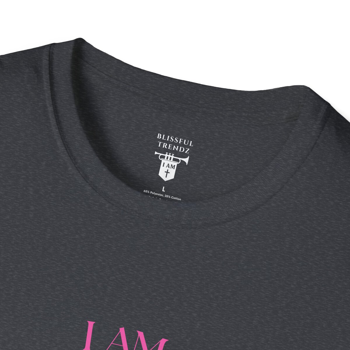 I AM 100% by Design - PNK/GRN MNDLA - Unisex Softstyle T-Shirt - Image 29