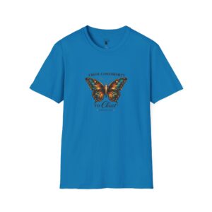 FROM CONFORMITY TO CHRIST - ROMANS 12:2 - BUTTERFLY - Unisex Softstyle T-Shirt