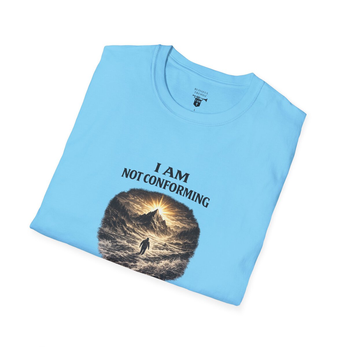 I AM Not Conforming - ROMANS 12:2 - Walking Against Current - Unisex Softstyle T-Shirt - Image 30