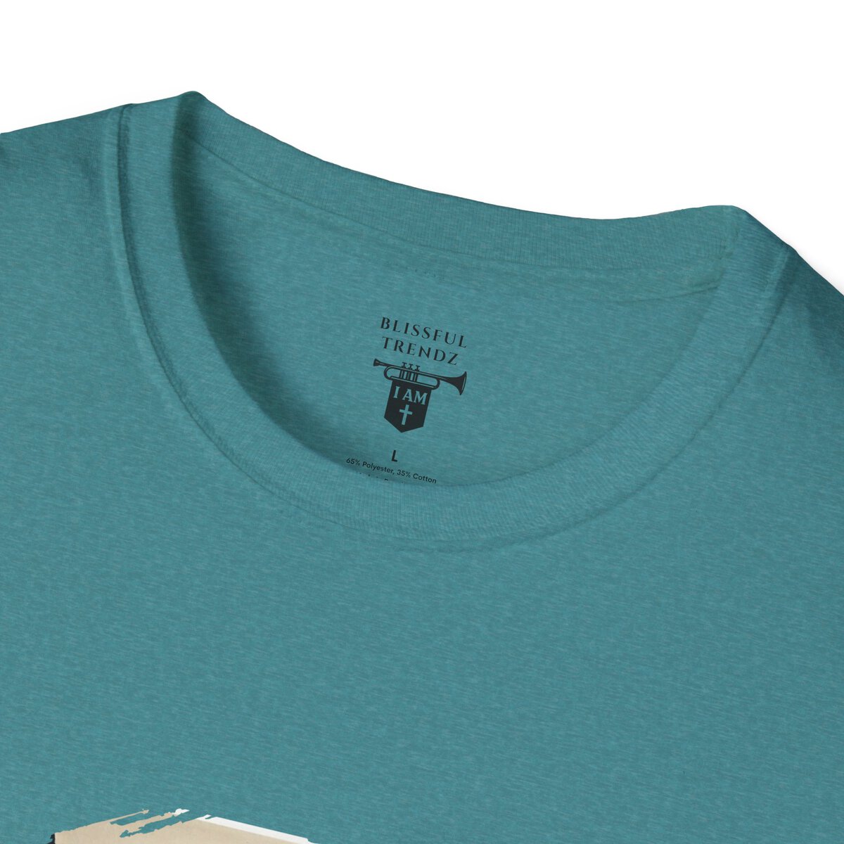I AM Sustained By HIS Breath - JOB 33:4 - Unisex Softstyle T-Shirt - Image 44