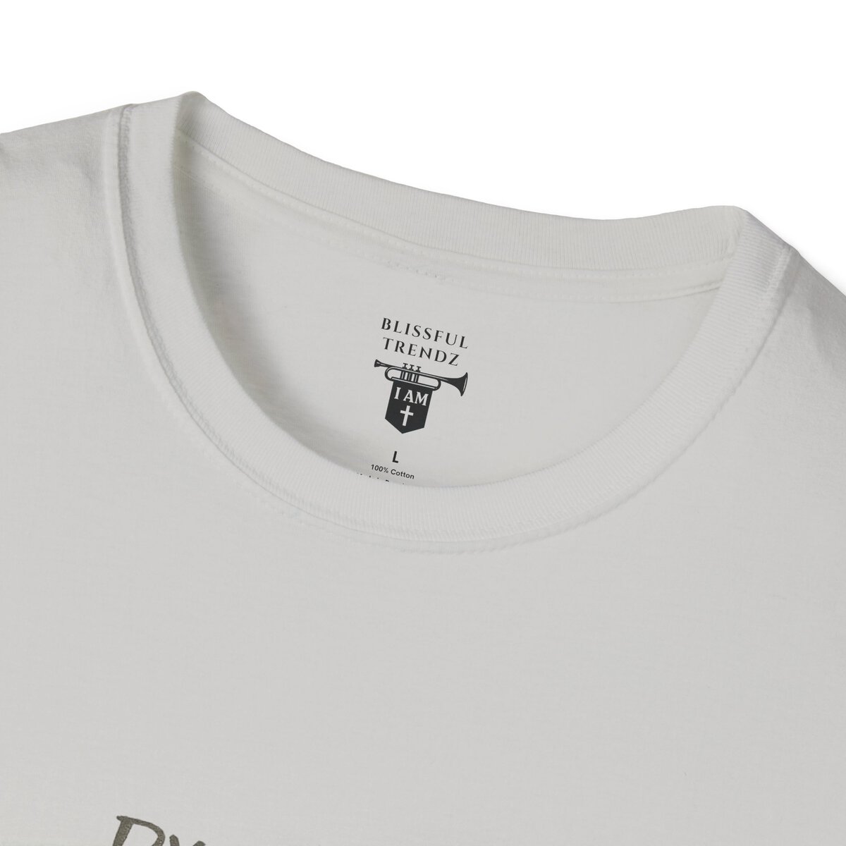 DYING DAILY - LIVING FULLY - TAKE UP YOUR CROSS DAILY - LUKE 9:23 - TYPOGRAPHY - Unisex Softstyle T-Shirt - Image 11