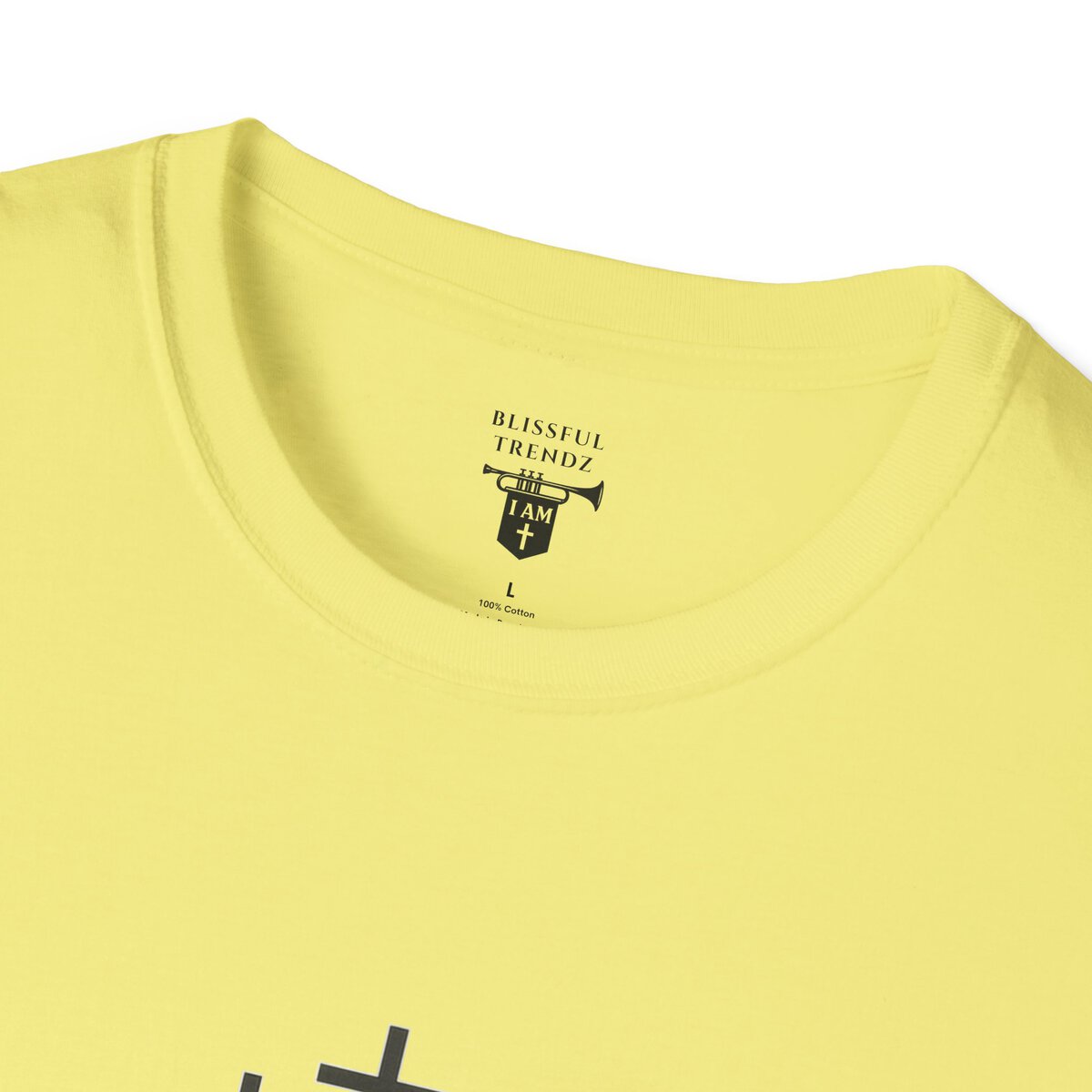I AM Walking the Narrow Road - 1 JOHN 2:6 - Cross - BLK - Unisex Softstyle T-Shirt - Image 20