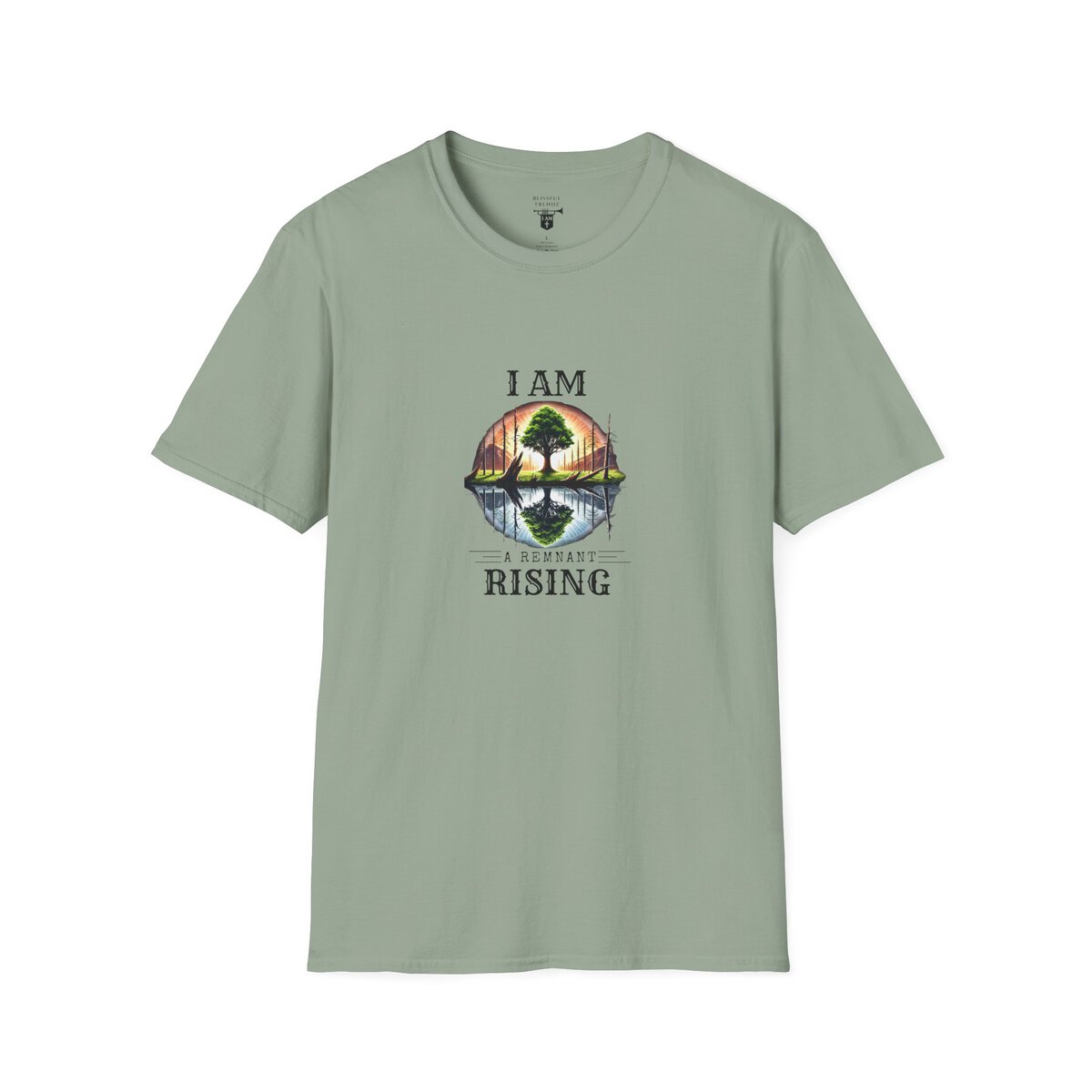 I AM A Remnant Rising - Tree - Unisex Softstyle T-Shirt - Image 22