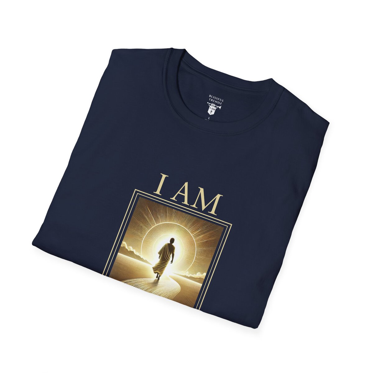 I AM Walking In Resurrection Power - Golden Path - Unisex Softstyle T-Shirt - Image 15