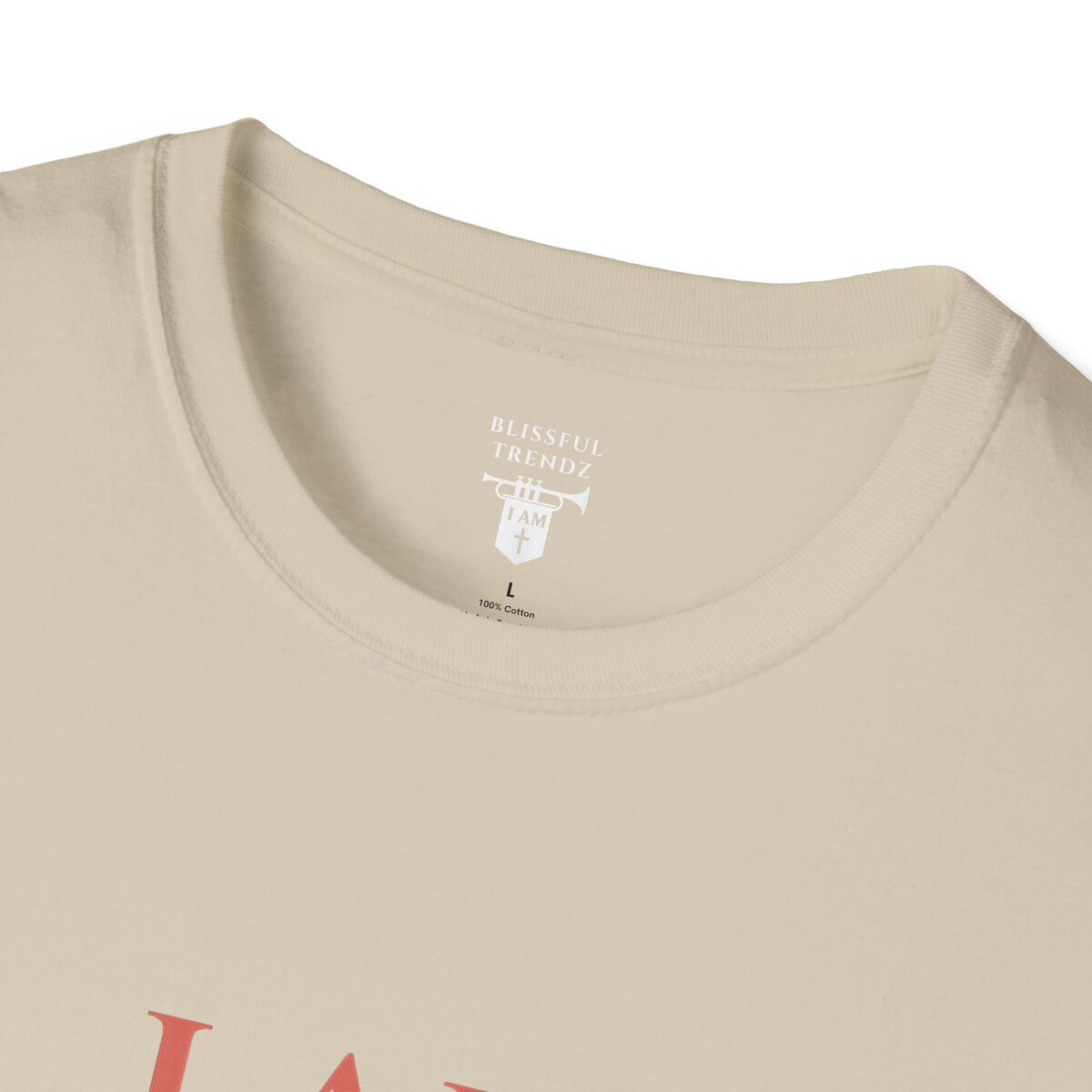 I AM Living a Christlike Life - 1 John 2:6 - Olive Branch - Unisex Softstyle T-Shirt - Image 8