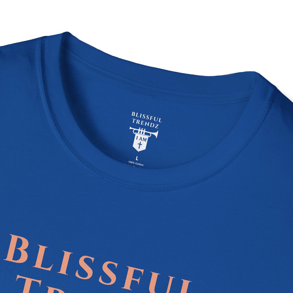 Blissful Trendz - I AM - Banners For The Battle - Raised For The Nations - PCH - Unisex Softstyle T-Shirt - Image 26
