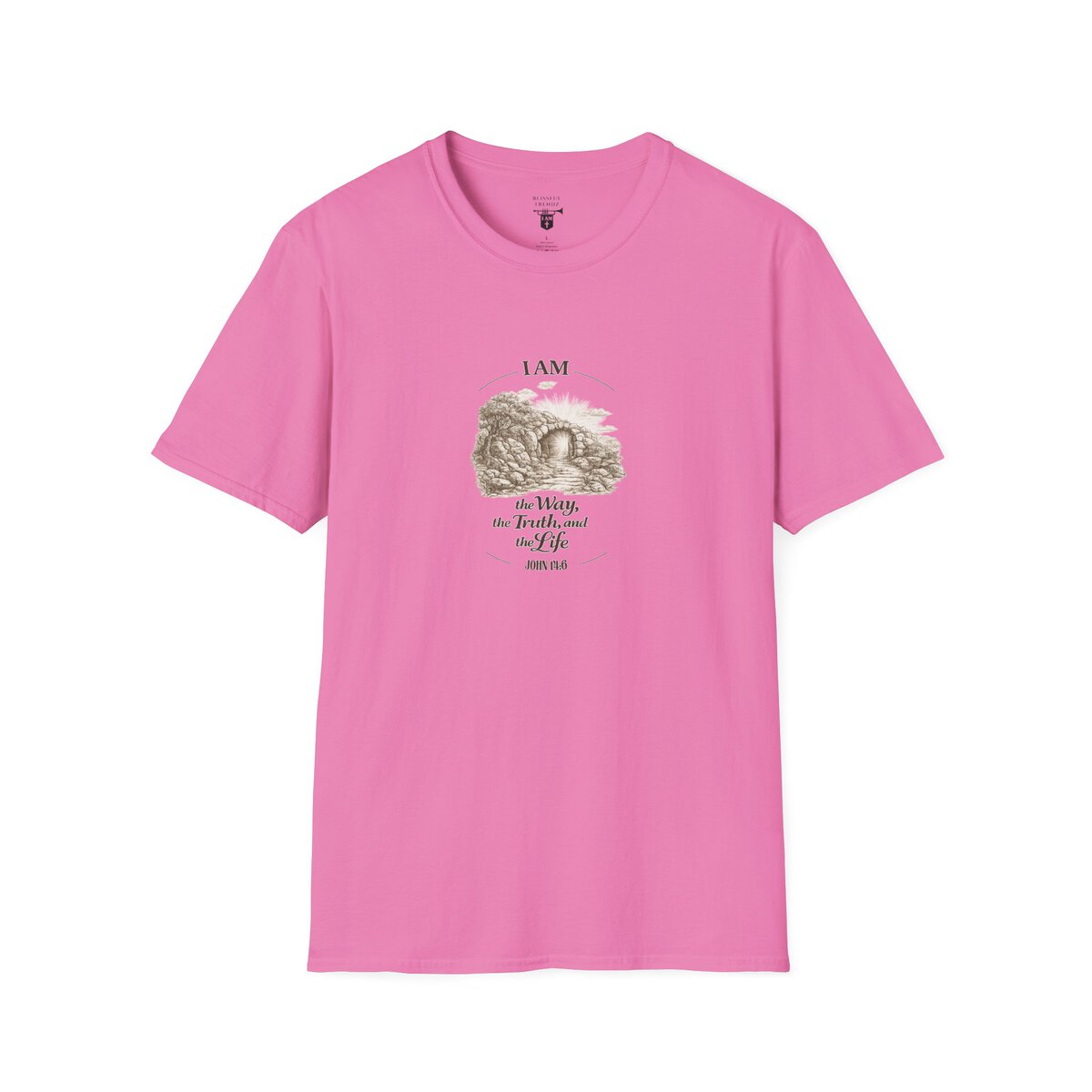 I AM the Way, the Truth, and the Life - JOHN 14:6 - Unisex Softstyle T-Shirt - Image 43
