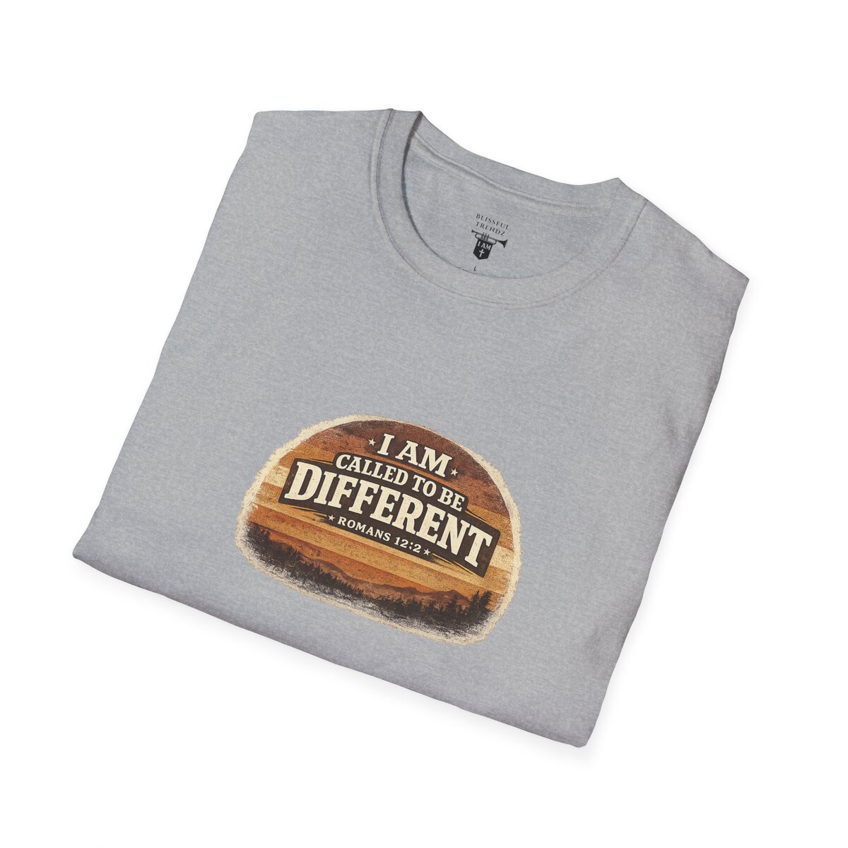 I AM CALLED TO BE DIFFERENT - ROMANS 12:2 - Unisex Softstyle T-Shirt - Image 39