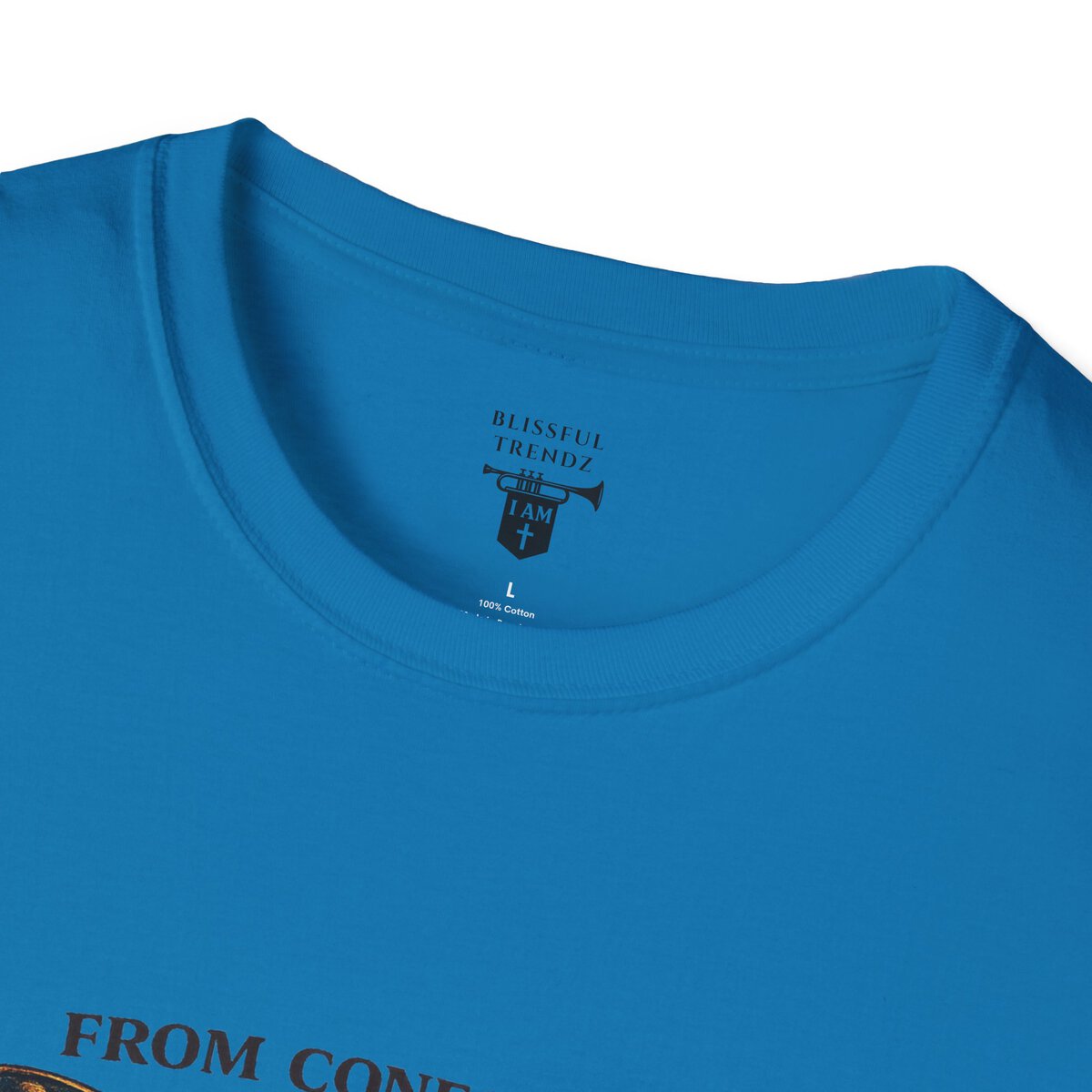 FROM CONFORMITY TO CHRIST - ROMANS 12:2 - BUTTERFLY - Unisex Softstyle T-Shirt - Image 2
