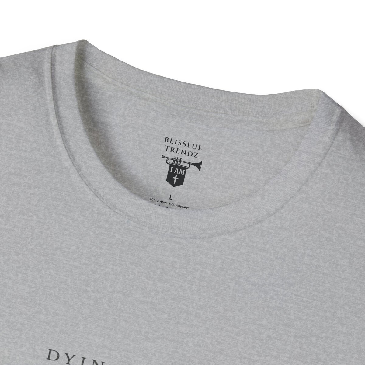 DYING DAILY - LIVING FULLY - LUKE 9:23 - TYPOGRAPHY - Unisex Softstyle T-Shirt - Image 14