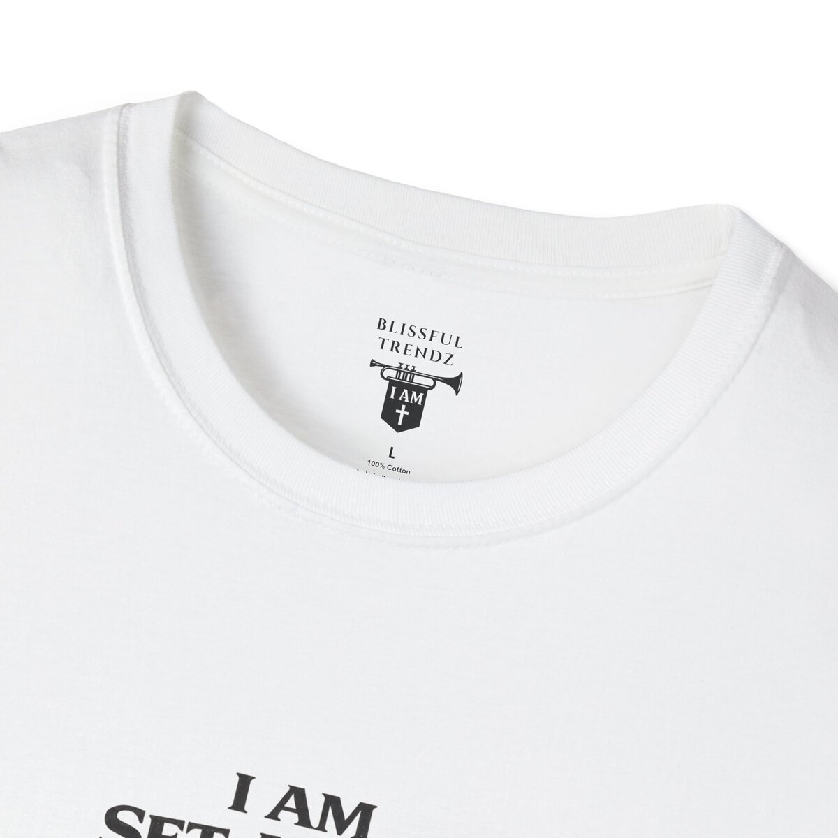 I AM Set Apart - 1 Peter 2:9 - Mountains - Unisex Softstyle T-Shirt - Image 5