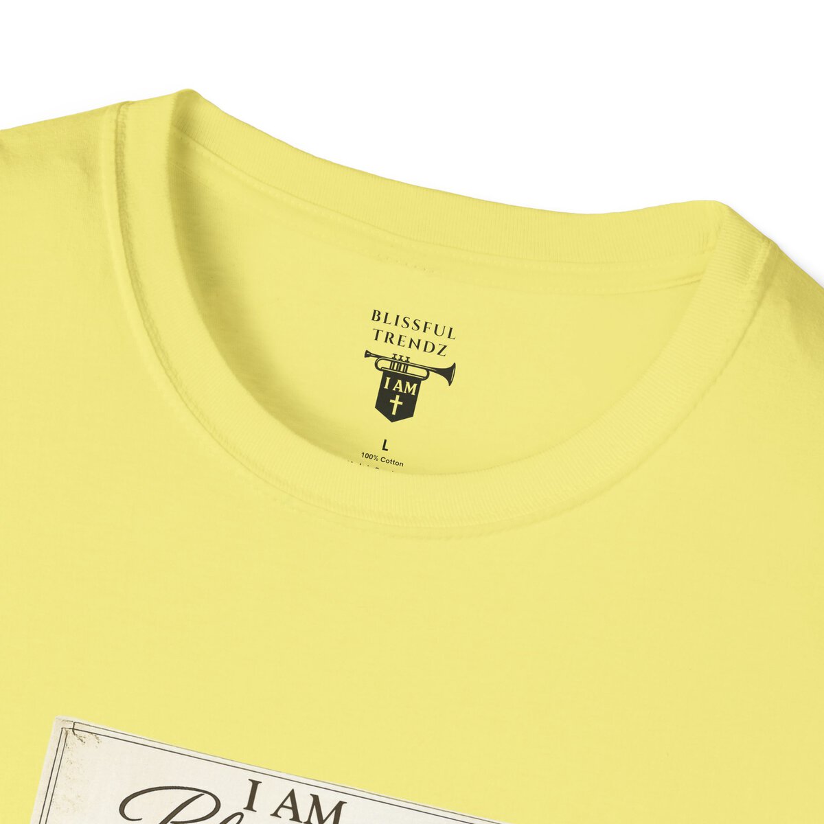 I AM Blooming When the Time is Right - ISAIAH 60:22 - Daffodils - Unisex Softstyle T-Shirt - Image 2
