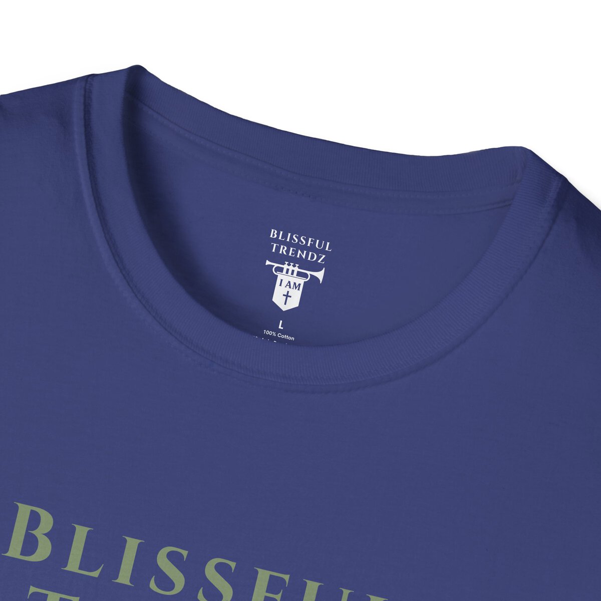 Blissful Trendz - I AM - Banners For The Battle - Raised For The Nations - SGE - Unisex Softstyle T-Shirt - Image 26