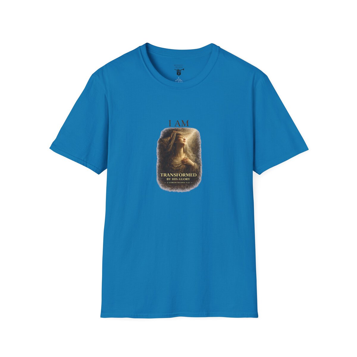I AM Transformed By His Glory - 2 CORINTHIANS 3:18 - Veil Lifted - Unisex Softstyle T-Shirt - Image 28