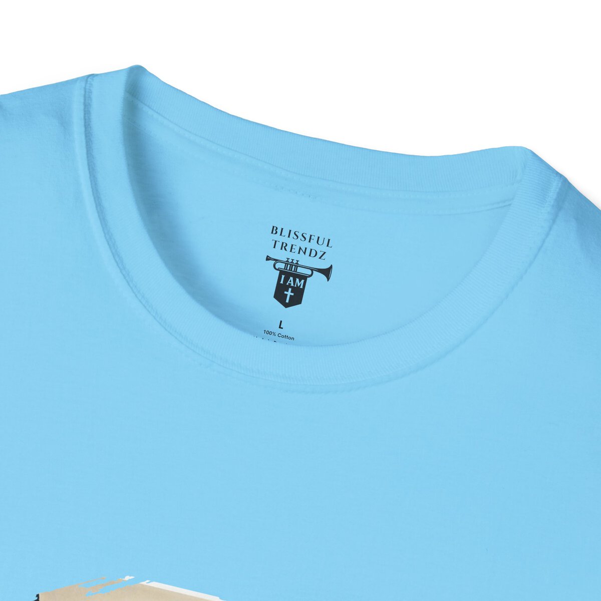 I AM Sustained By HIS Breath - JOB 33:4 - Unisex Softstyle T-Shirt - Image 32