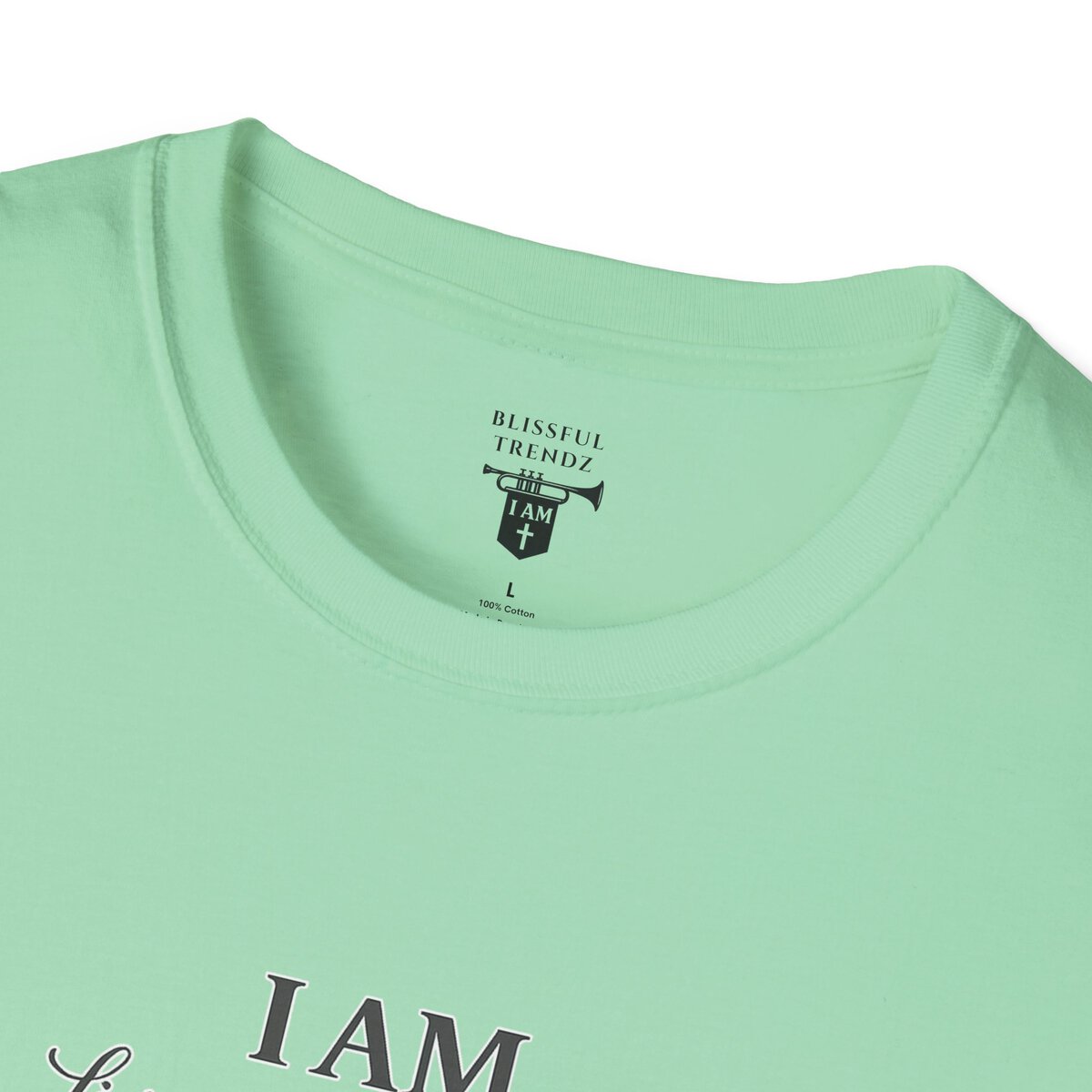 I AM Living a Christlike Life. I AM Walking Out What Was Written. A Journey From Conformity to Christ. - PSALM 40:7-8 - Unisex Softstyle T-Shirt - Image 5