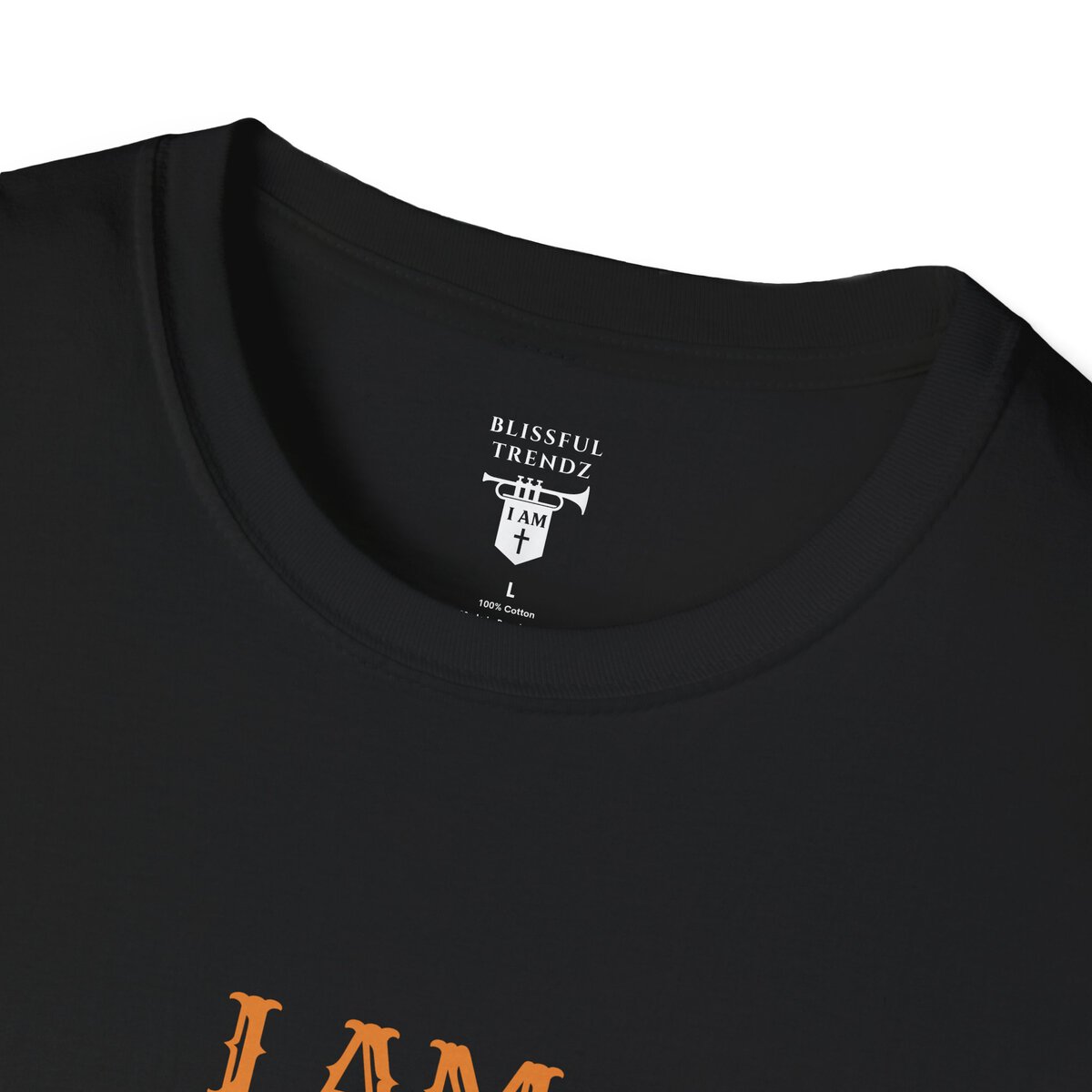 I AM Sealed By The Holy Spirit - Shield w/Cross - Unisex Softstyle T-Shirt - Image 11