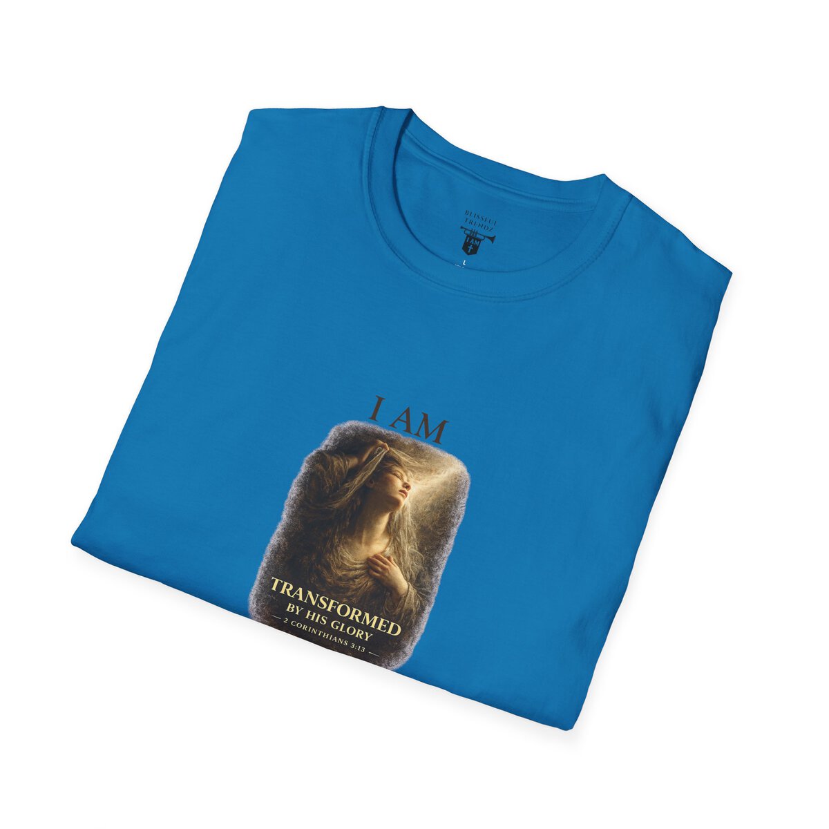 I AM Transformed By His Glory - 2 CORINTHIANS 3:18 - Veil Lifted - Unisex Softstyle T-Shirt - Image 30