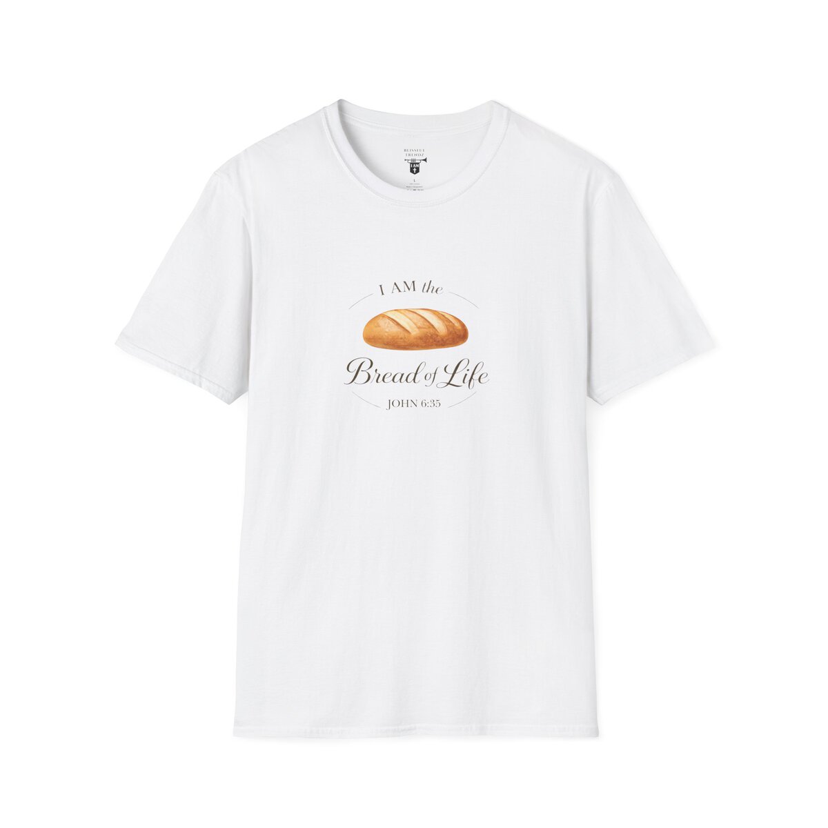 I AM the Bread of Life - JOHN 6:35 - Unisex Softstyle T-Shirt - Image 4