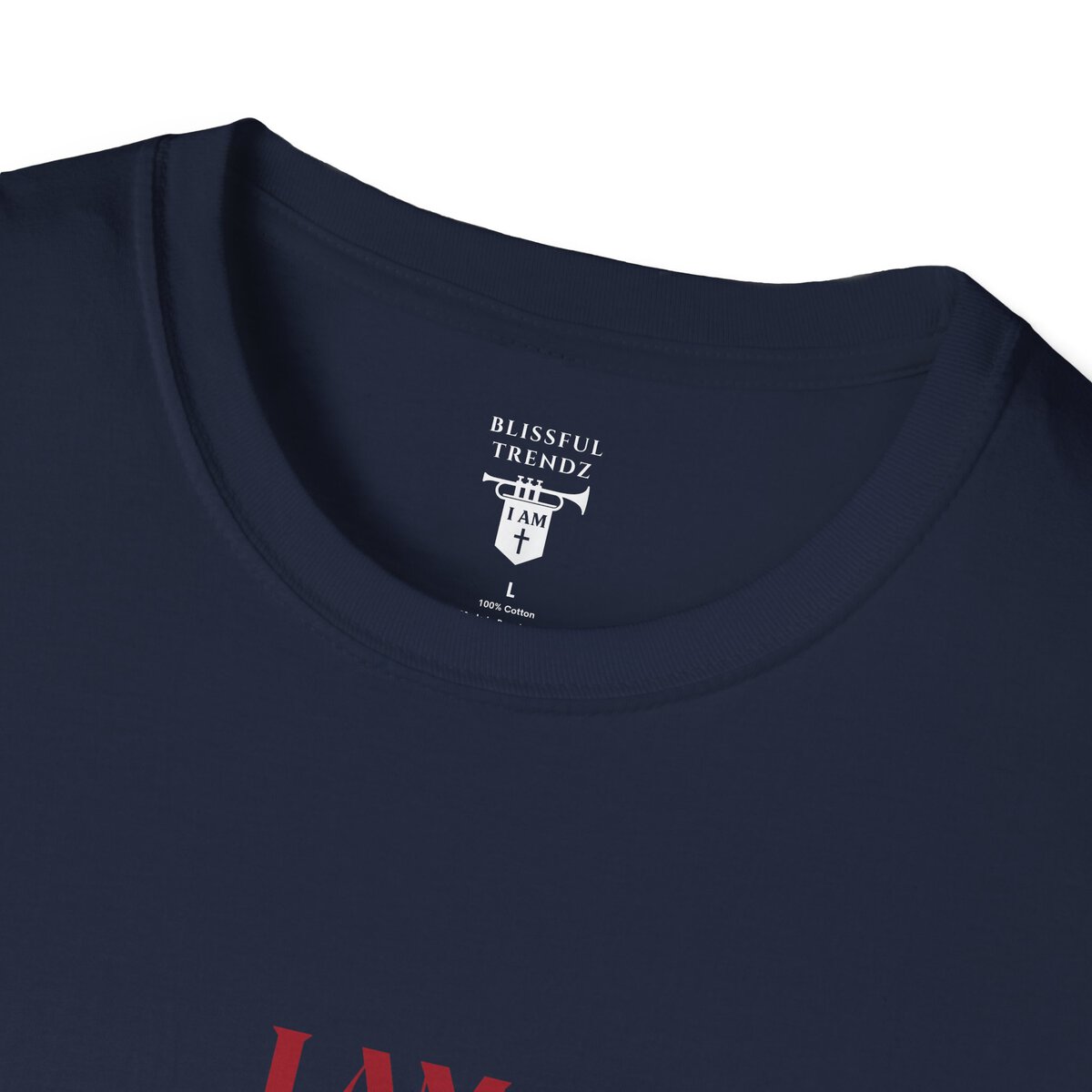 I AM Washed In The Blood - 1 JOHN 1:7 - River-Red - Unisex Softstyle T-Shirt - Image 38