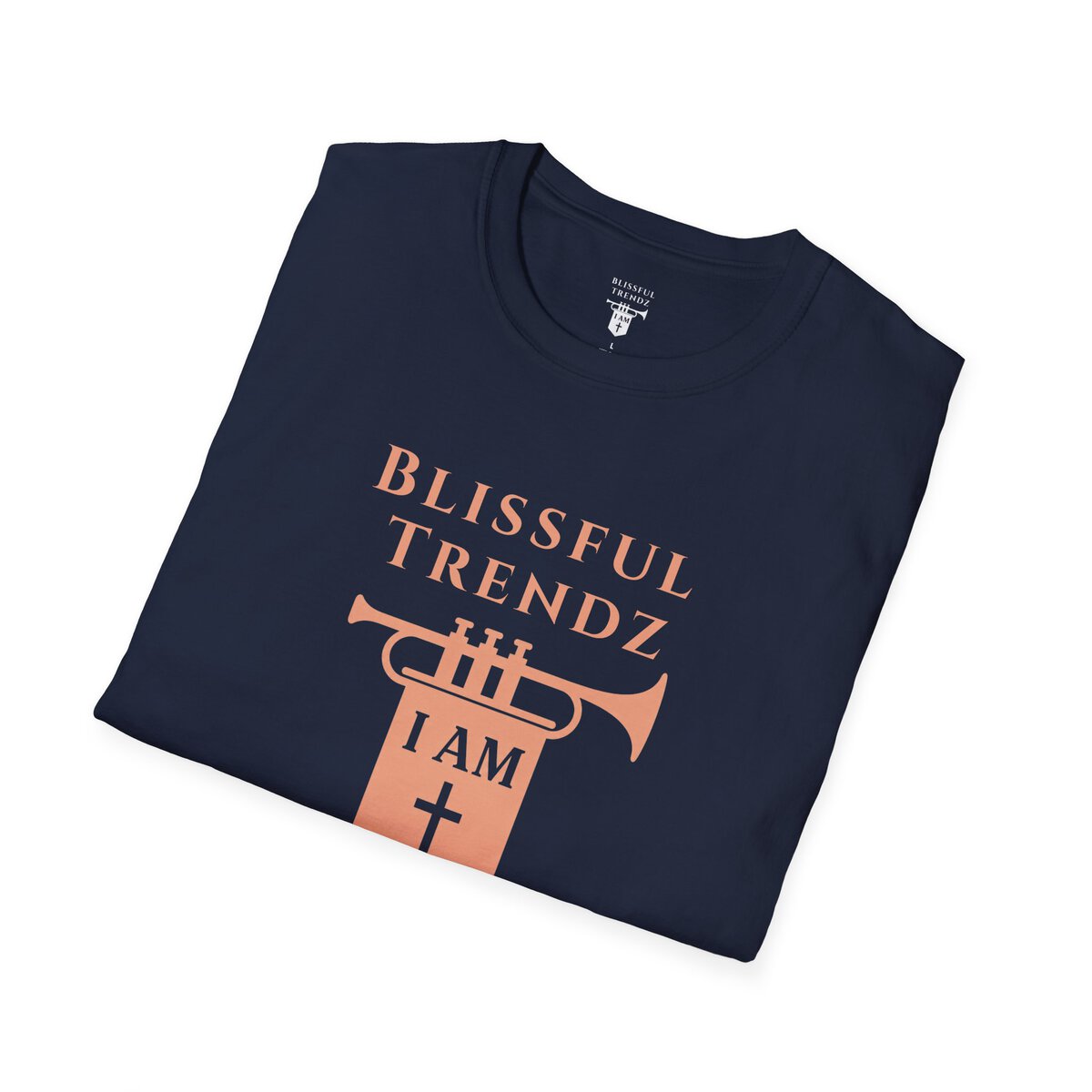 Blissful Trendz - I AM - Banners For The Battle - Raised For The Nations - PCH - Unisex Softstyle T-Shirt - Image 30
