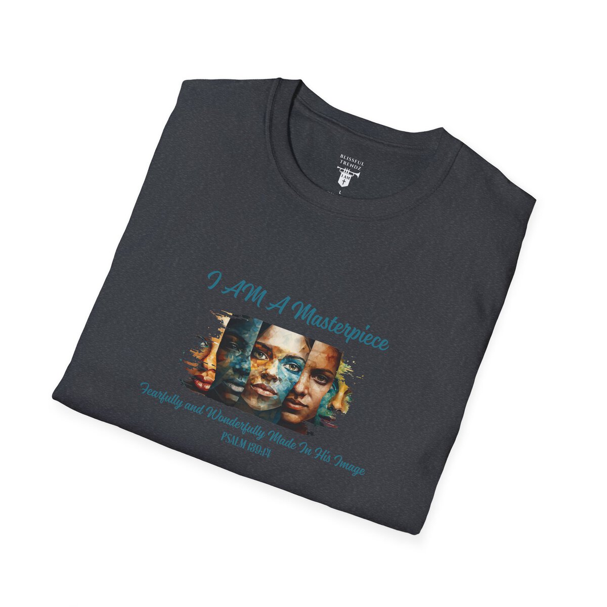 I AM A Masterpiece - Fearfully and Wonderfully Made In His Image - PSALM 139:14 - Unisex Softstyle T-Shirt - Image 27