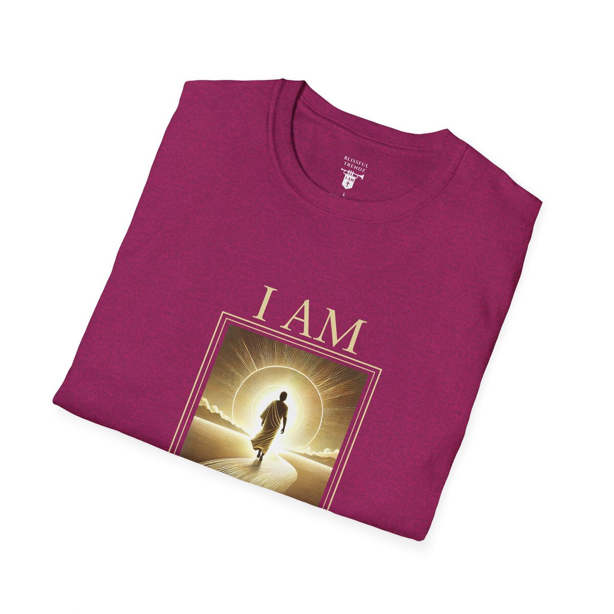 I AM Walking In Resurrection Power - Golden Path - Unisex Softstyle T-Shirt - Image 33