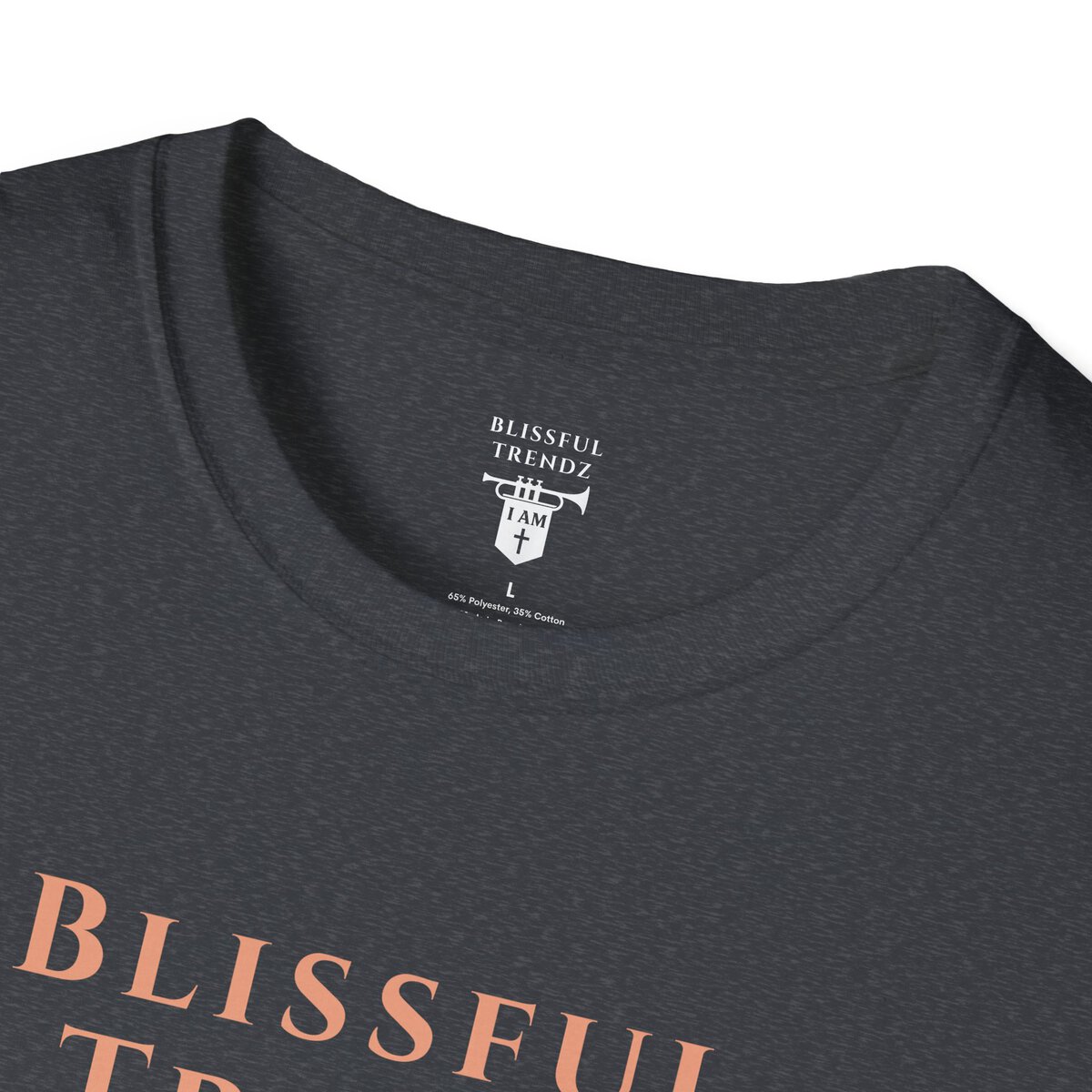 Blissful Trendz - I AM - Banners For The Battle - Raised For The Nations - PCH - Unisex Softstyle T-Shirt - Image 38