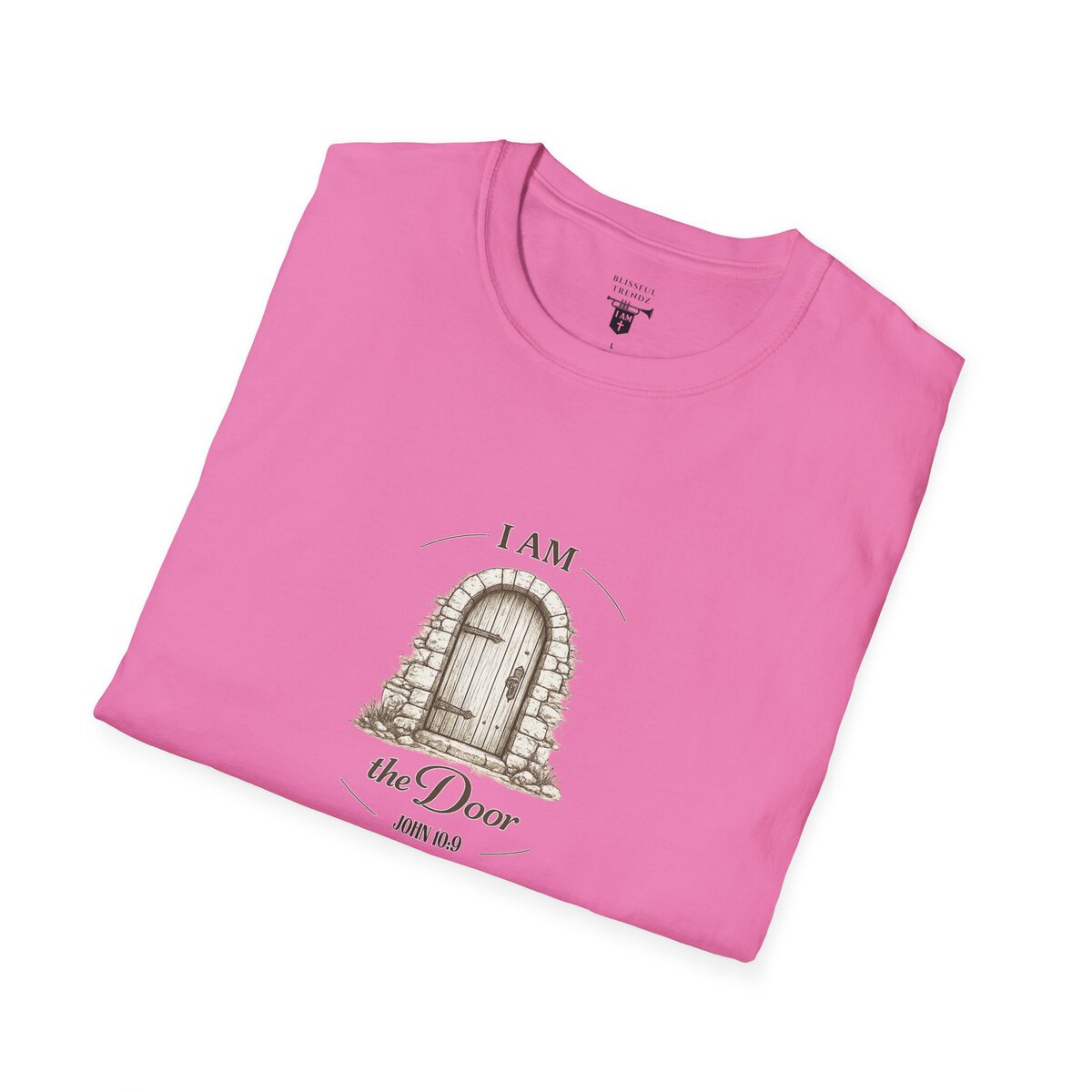 I AM the Door - JOHN 10:9 - Unisex Softstyle T-Shirt - Image 45