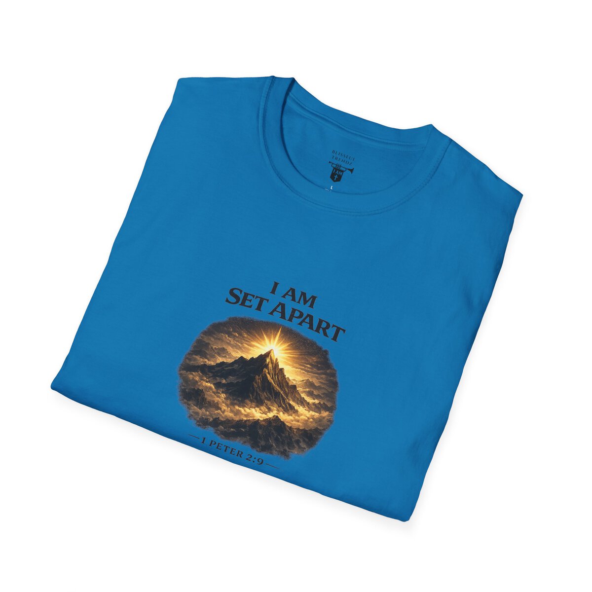 I AM Set Apart - 1 Peter 2:9 - Mountains - Unisex Softstyle T-Shirt - Image 30