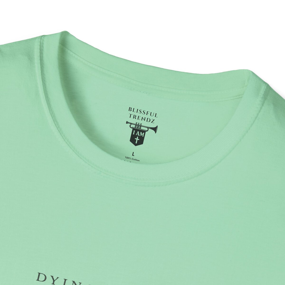 DYING DAILY - LIVING FULLY - LUKE 9:23 - TYPOGRAPHY - Unisex Softstyle T-Shirt - Image 23