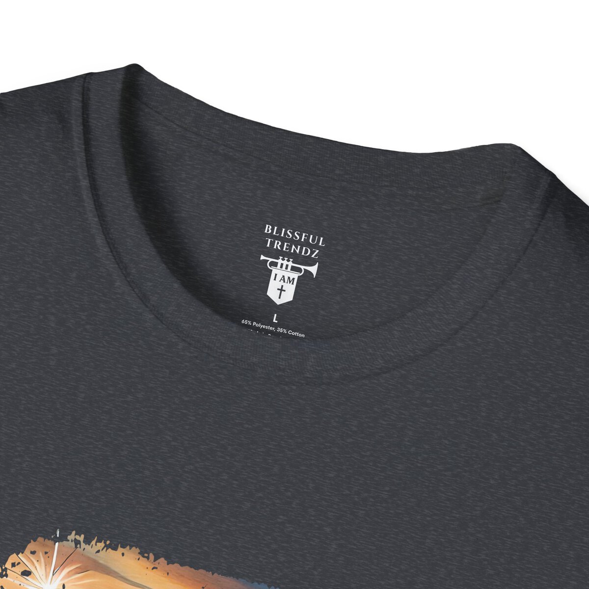 My Passion is My Path to My Soul - Compass with Heart - Unisex Softstyle T-Shirt - Image 38
