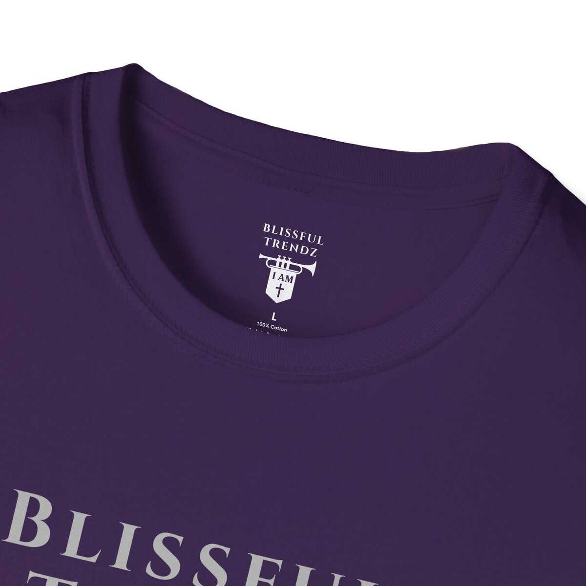 Blissful Trendz - I AM - Banners For The Battle - Raised For The Nations - GRY - Unisex Softstyle T-Shirt - Image 32