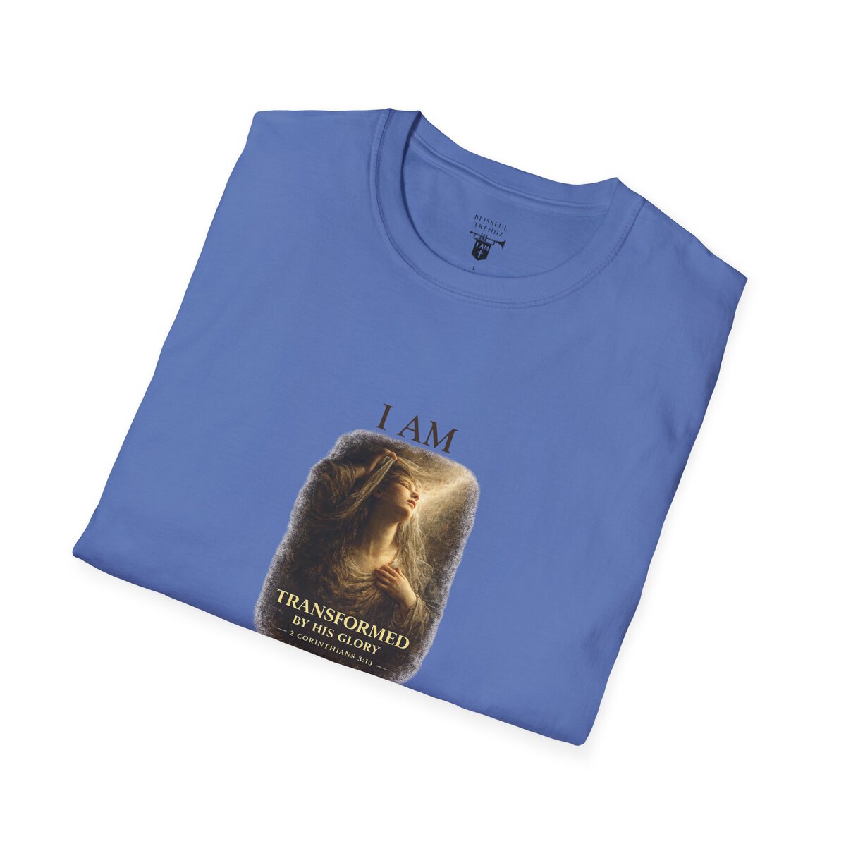 I AM Transformed By His Glory - 2 CORINTHIANS 3:18 - Veil Lifted - Unisex Softstyle T-Shirt - Image 27