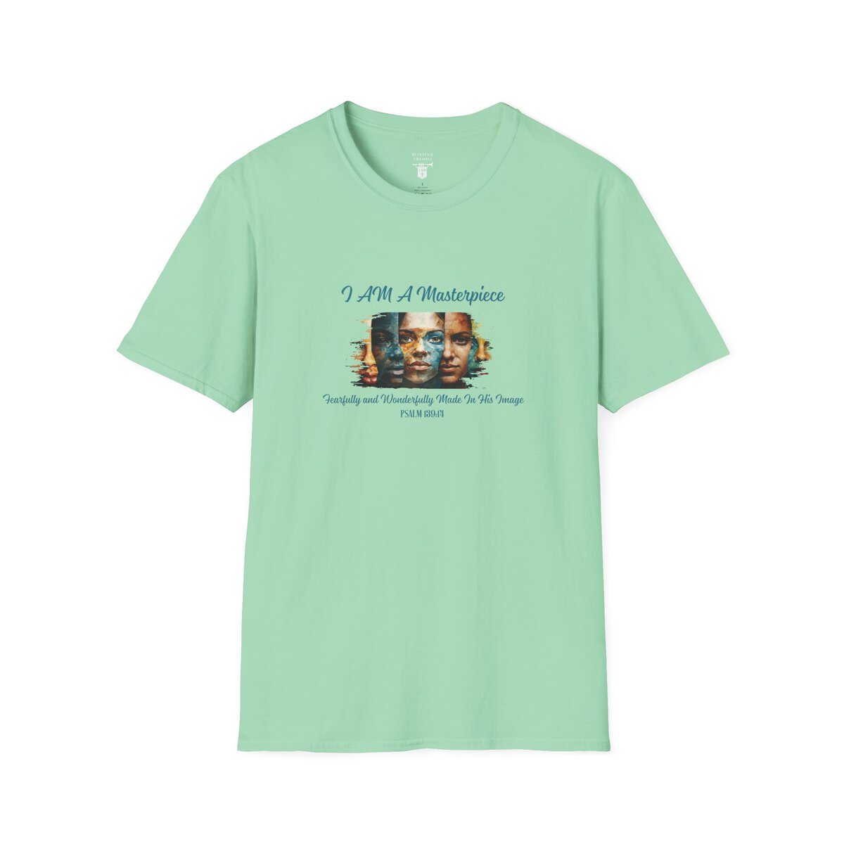 I AM A Masterpiece - Fearfully and Wonderfully Made In His Image - PSALM 139:14 - Unisex Softstyle T-Shirt - Image 22