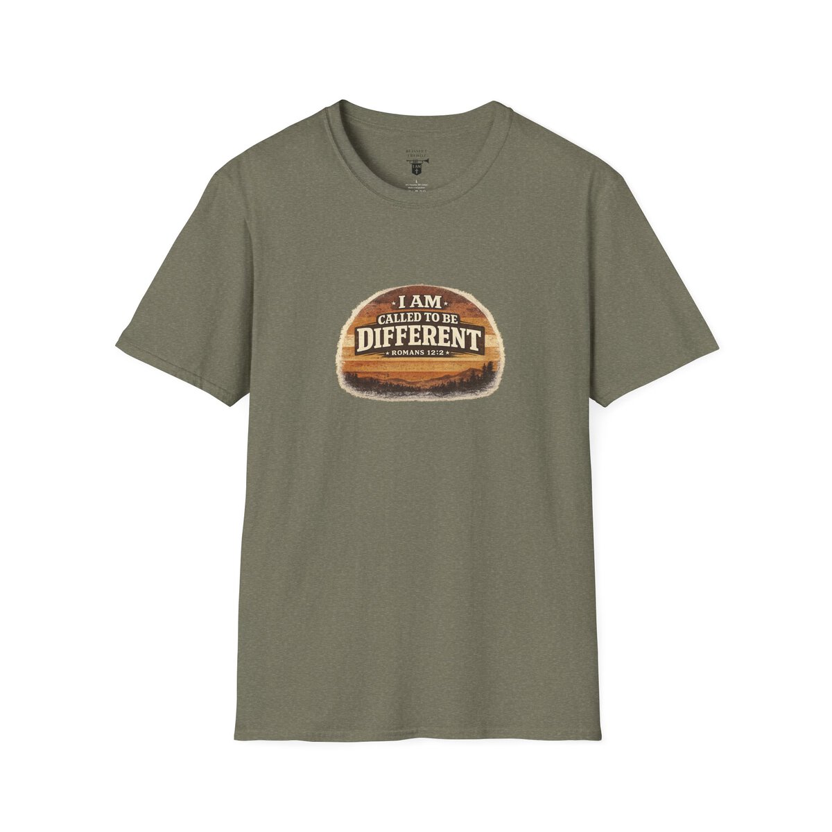 I AM CALLED TO BE DIFFERENT - ROMANS 12:2 - Unisex Softstyle T-Shirt - Image 43