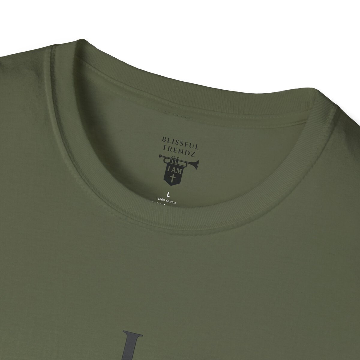 I AM Here To Do His Will - HEBREWS 10:7 - Typography - Unisex Softstyle T-Shirt - Image 20