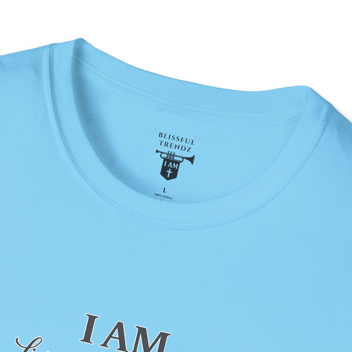 I AM Living a Christlike Life. I AM Walking Out What Was Written. A Journey From Conformity to Christ. - PSALM 40:7-8 - Unisex Softstyle T-Shirt - Image 2