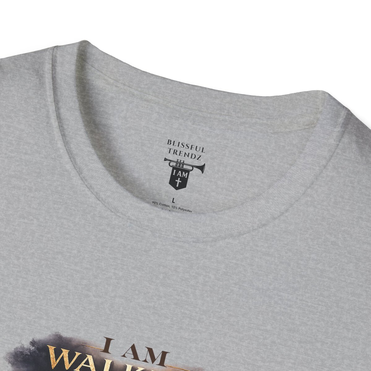 I AM WALKING WITH THEE DAILY - PSALM 119:105 - SCRIPTURE - Unisex Softstyle T-Shirt - Image 41