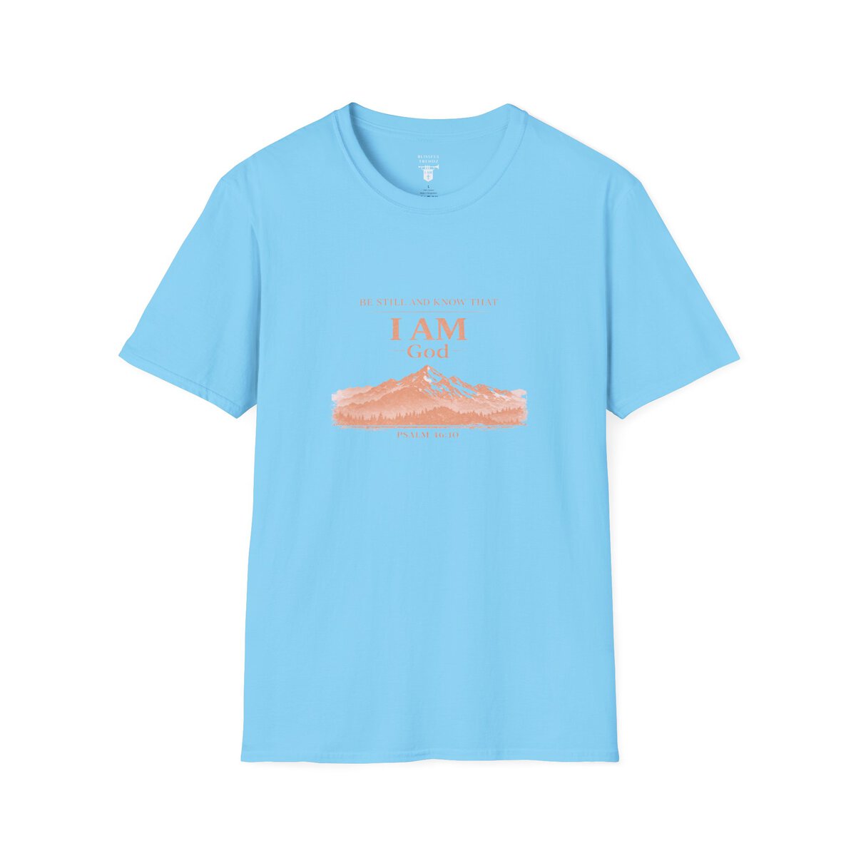 Be Still And Know That I AM God - PSALM 46:10 - Mountains - MTD PCH - Unisex Softstyle T-Shirt - Image 22