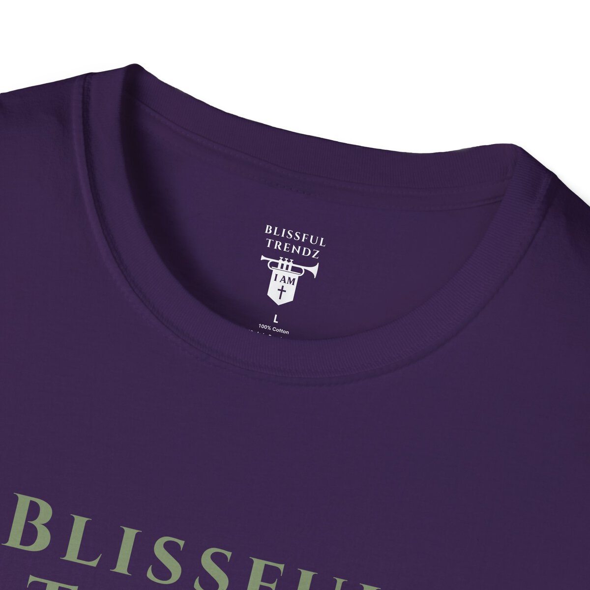 Blissful Trendz - I AM - Banners For The Battle - Raised For The Nations - SGE - Unisex Softstyle T-Shirt - Image 32