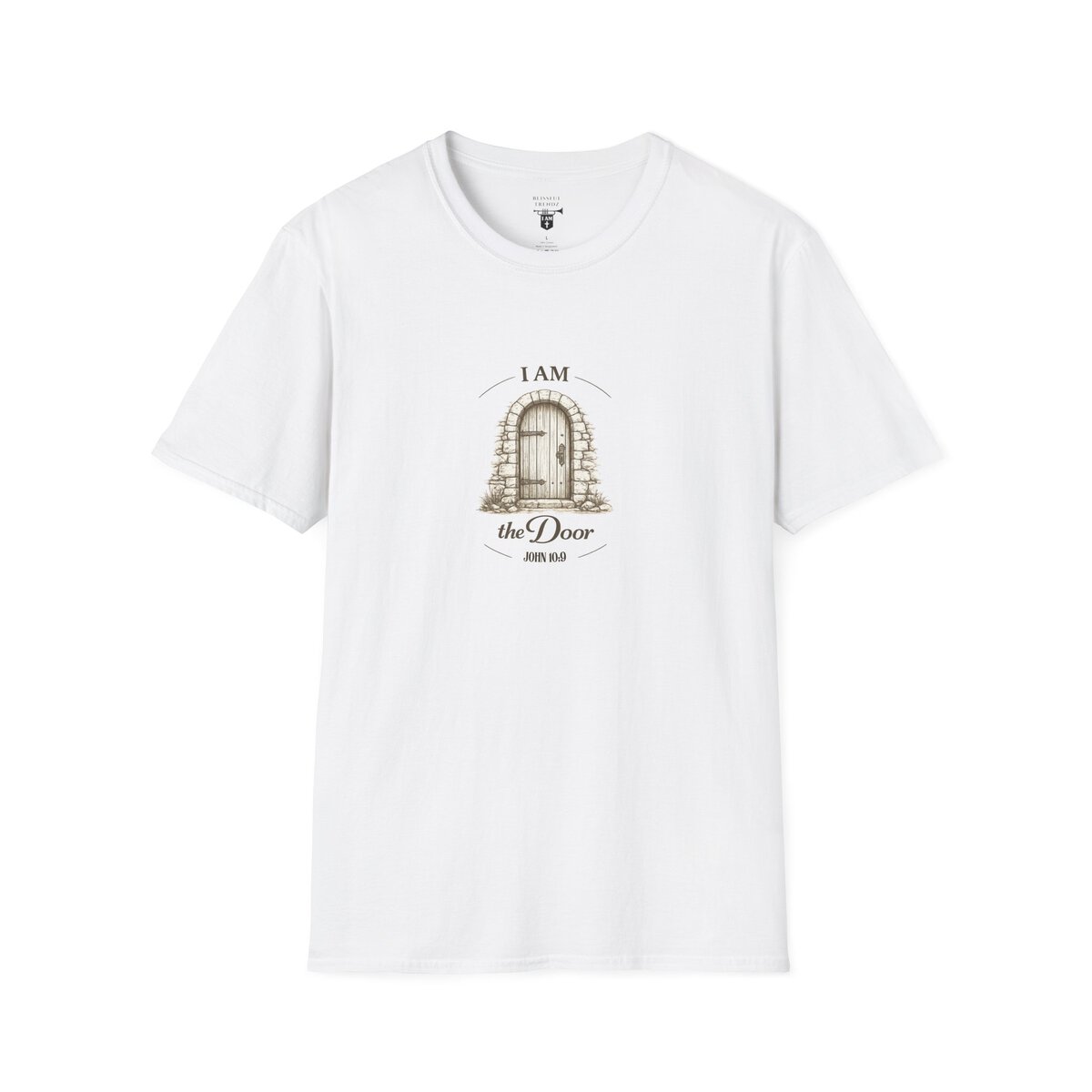 I AM the Door - JOHN 10:9 - Unisex Softstyle T-Shirt - Image 4