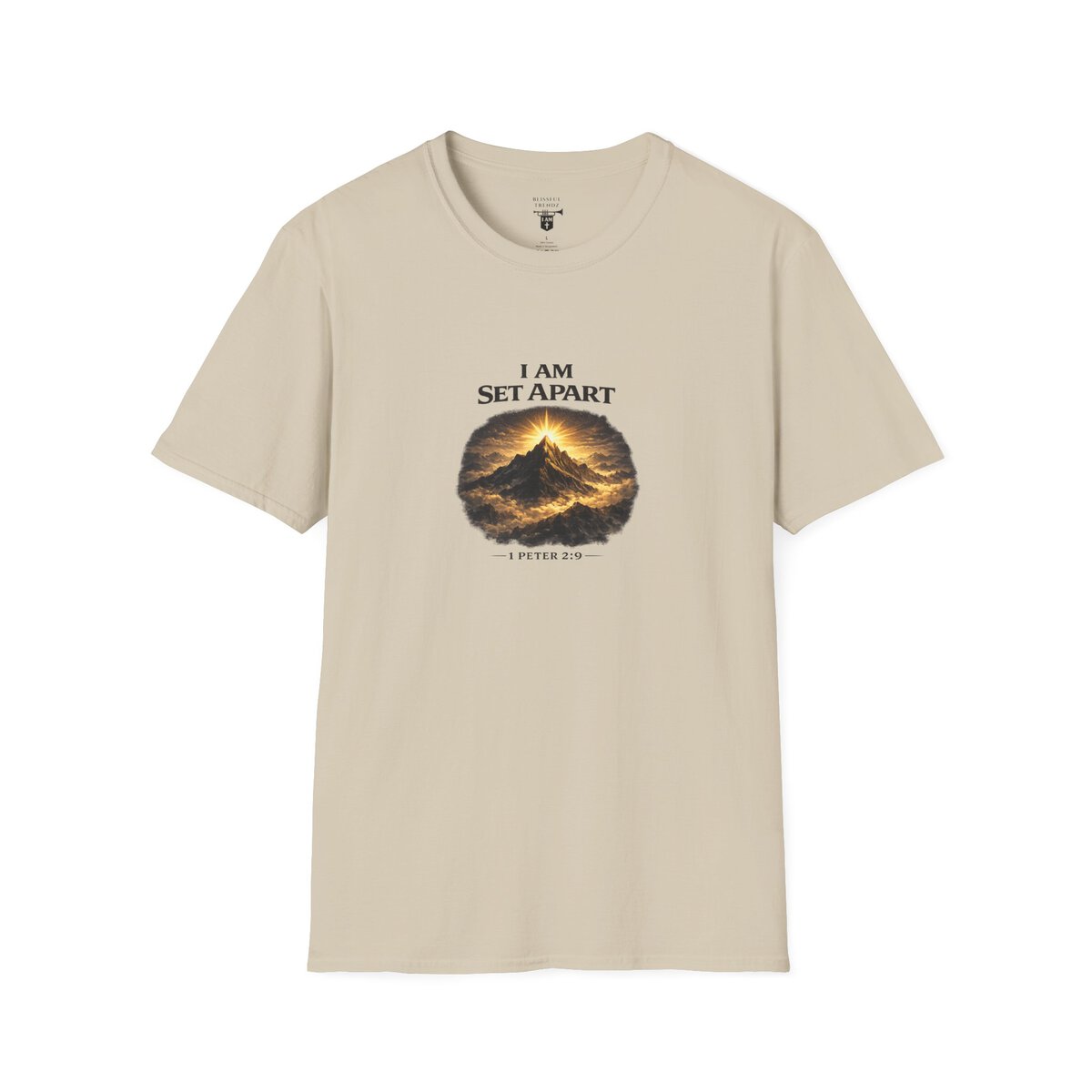I AM Set Apart - 1 Peter 2:9 - Mountains - Unisex Softstyle T-Shirt - Image 10