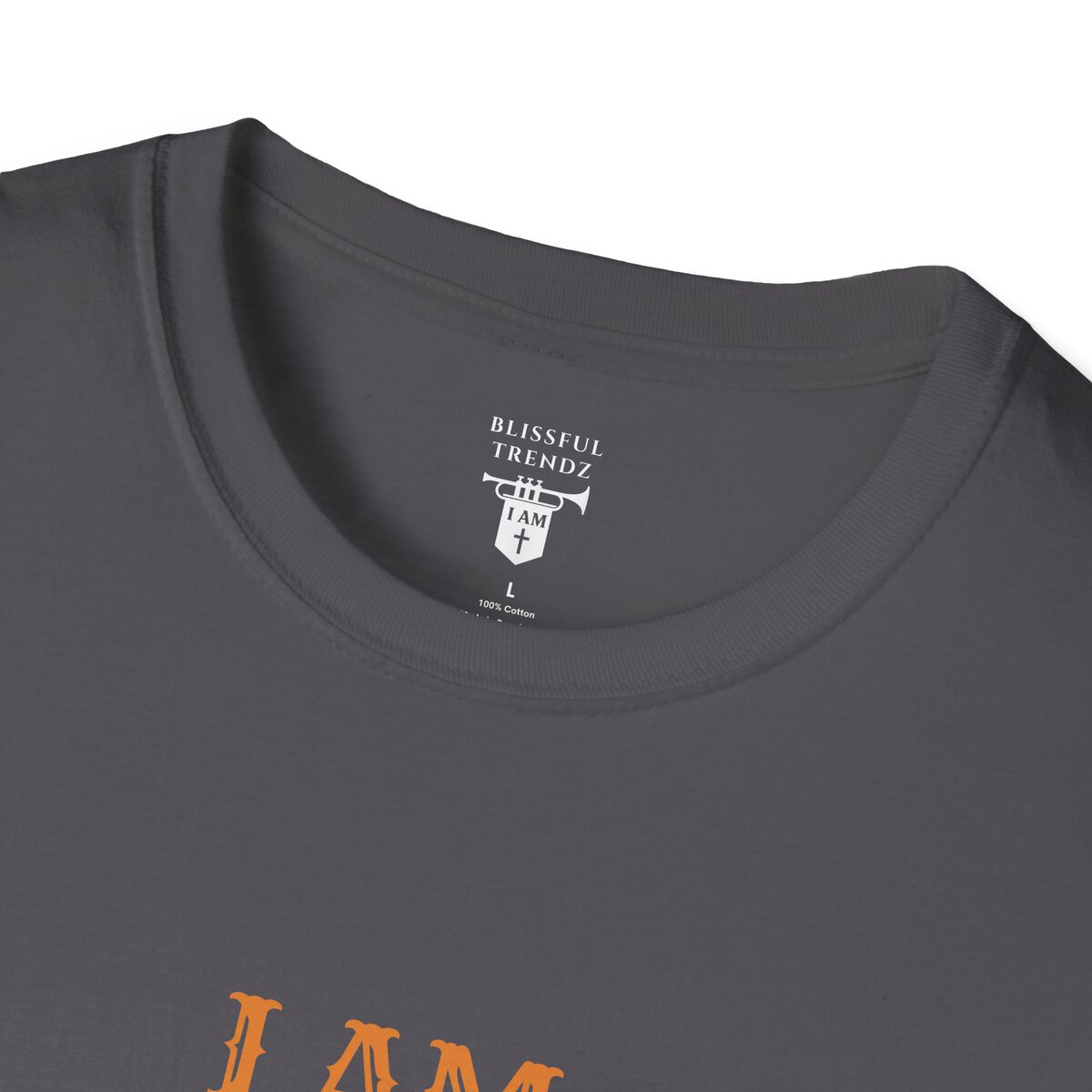 I AM Sealed By The Holy Spirit - Shield w/Cross - Unisex Softstyle T-Shirt - Image 20