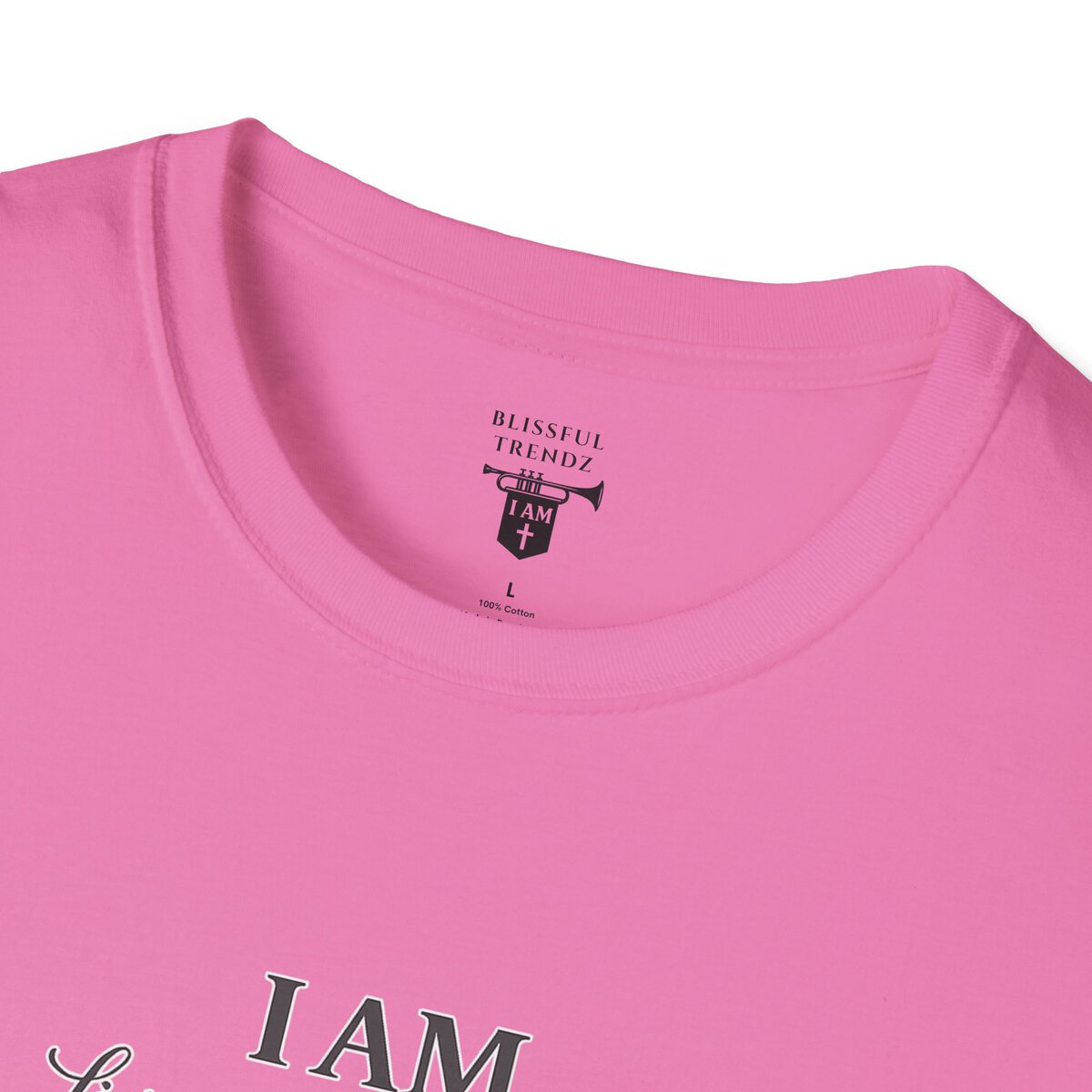 I AM Living a Christlike Life. I AM Walking Out What Was Written. A Journey From Conformity to Christ. - PSALM 40:7-8 - Unisex Softstyle T-Shirt - Image 46