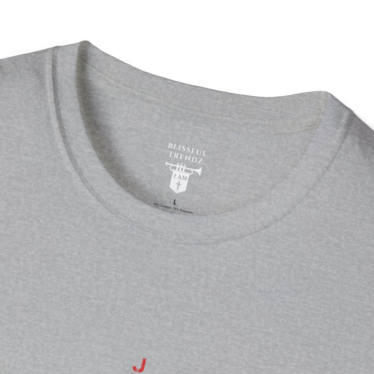 Jesus Saves Souls - No Strife In Life - RD/GRN - Unisex Softstyle T-Shirt - Image 41