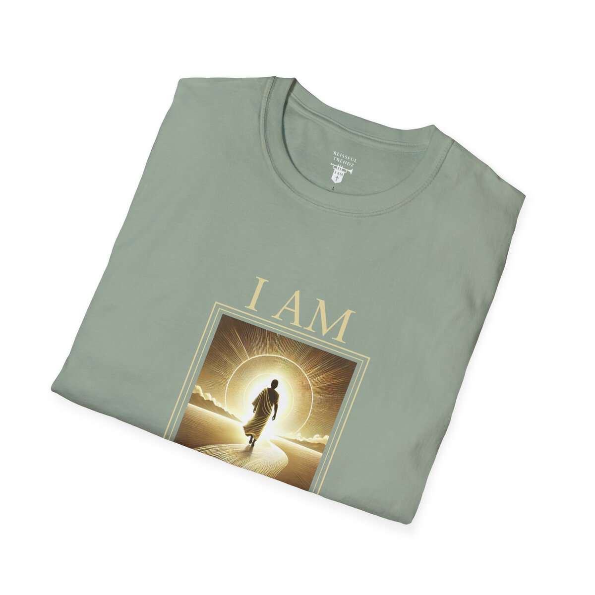 I AM Walking In Resurrection Power - Golden Path - Unisex Softstyle T-Shirt - Image 39