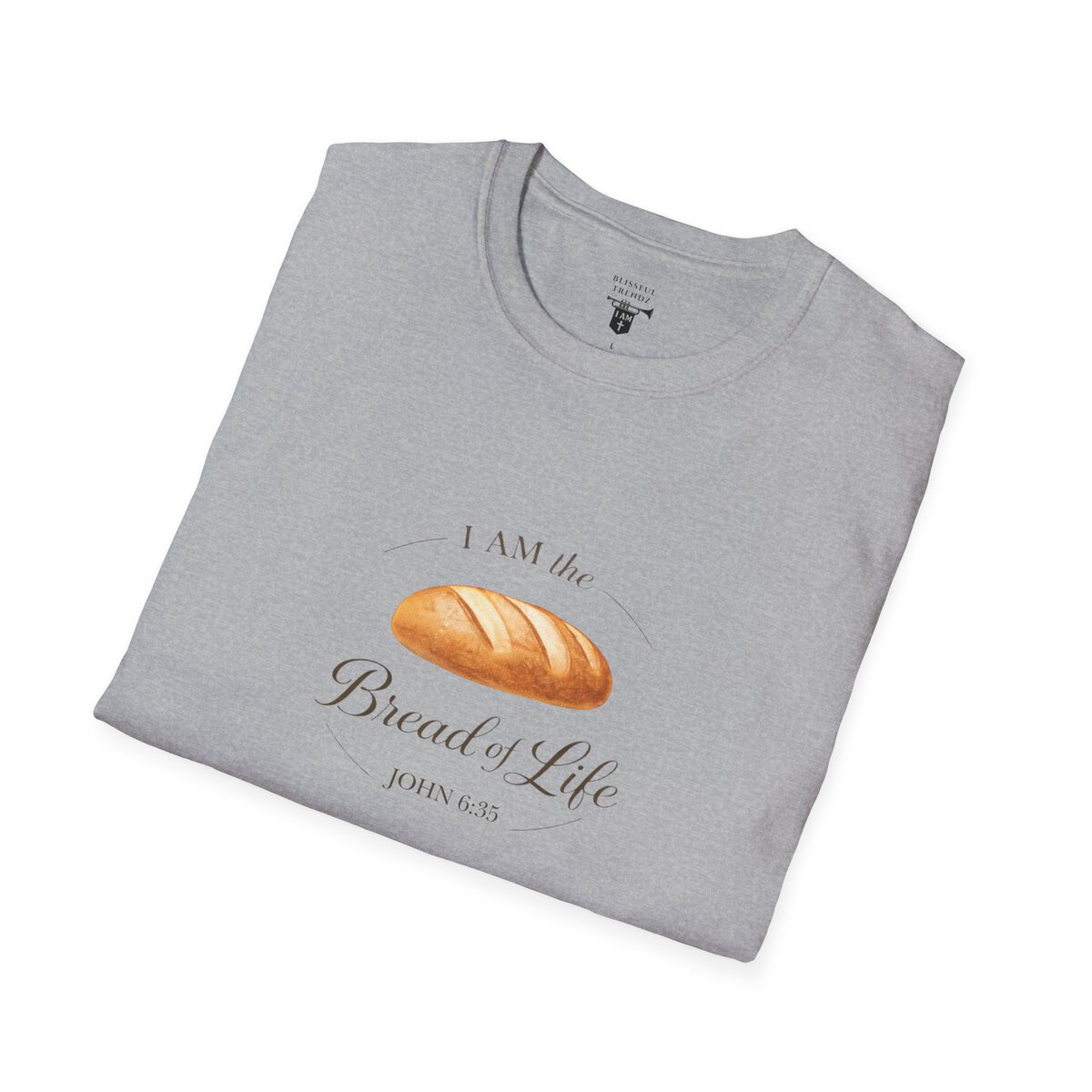 I AM the Bread of Life - JOHN 6:35 - Unisex Softstyle T-Shirt - Image 15