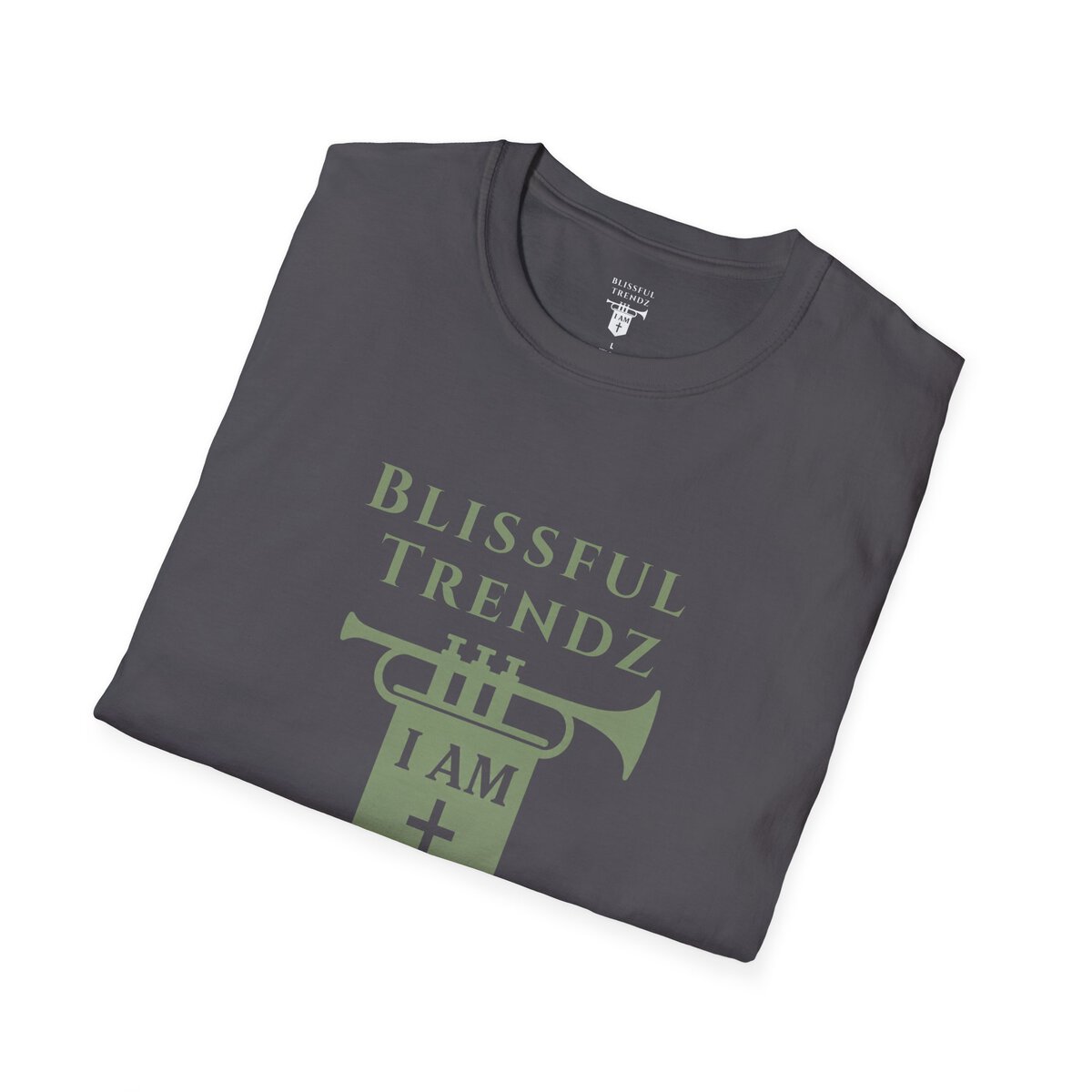 Blissful Trendz - I AM - Banners For The Battle - Raised For The Nations - SGE - Unisex Softstyle T-Shirt - Image 24