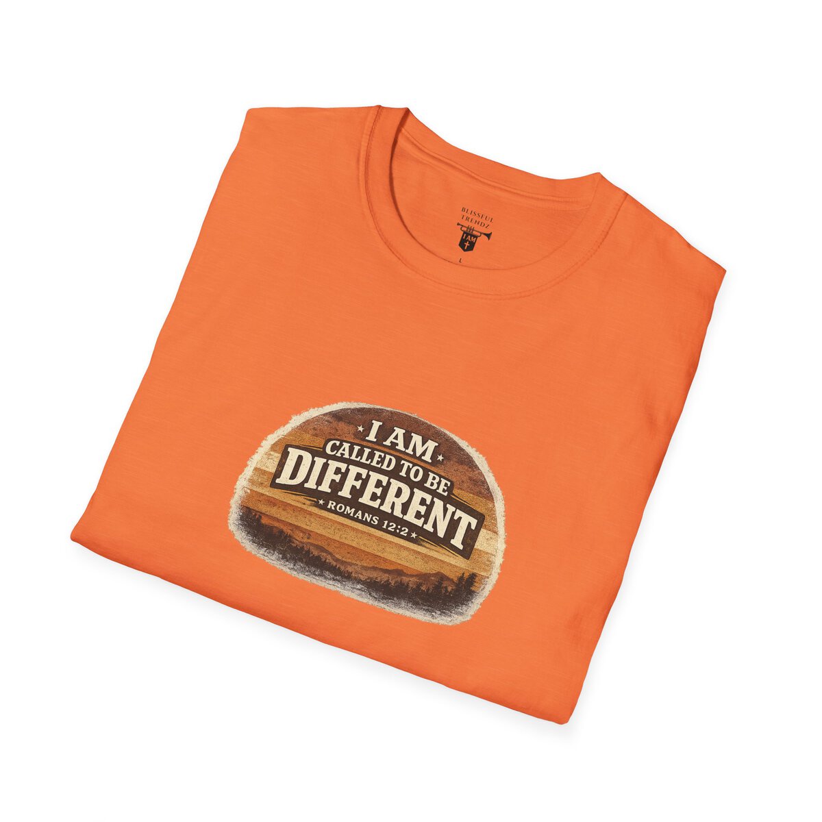 I AM CALLED TO BE DIFFERENT - ROMANS 12:2 - Unisex Softstyle T-Shirt - Image 6